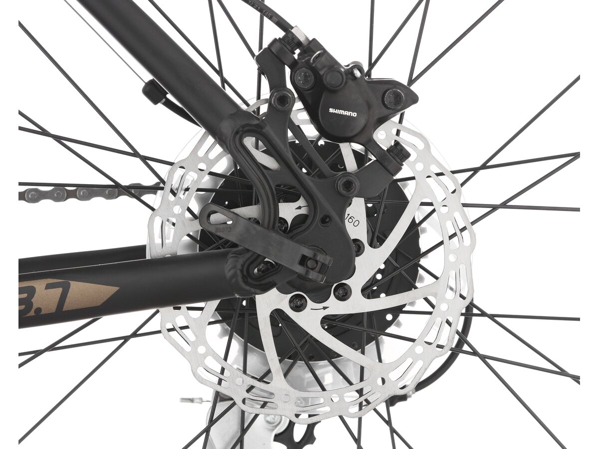 Rower górski MTB INDIANA X-Pulser 3.7 M21 27.5 cala męski Czarno ...