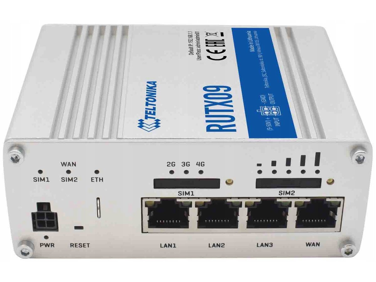 Router TELTONIKA RUTX09 Gniazdo SIM cena, opinie, dane techniczne ...