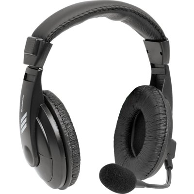 Słuchawki z mikrofonem Defender GRYPHON 750 czarne-Zdjęcie-0
