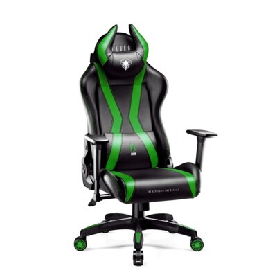 Fotel DIABLO CHAIRS X-Horn (L) Czarno-zielony-Zdjęcie-0